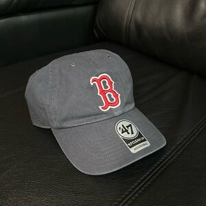Boston Red Sox Baseball Cap Navy Blue Adjustable 47 Brand